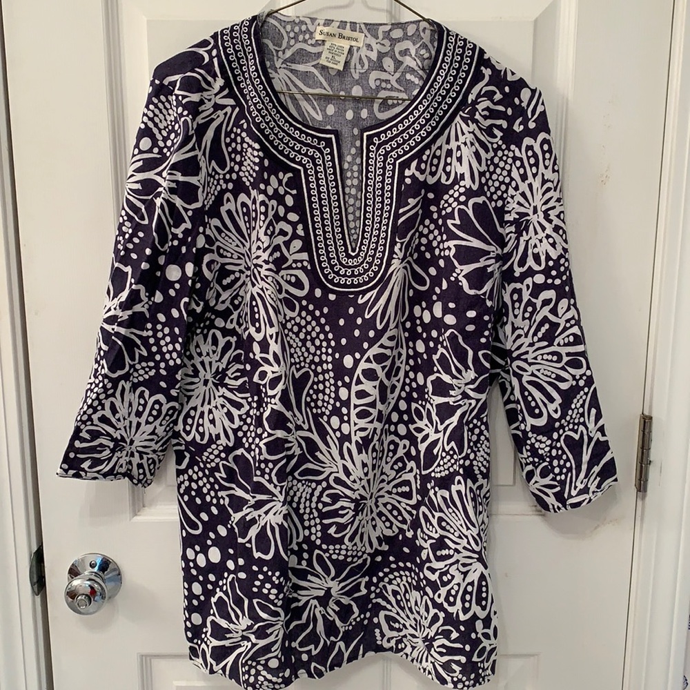 Susan Bristol Linen Top